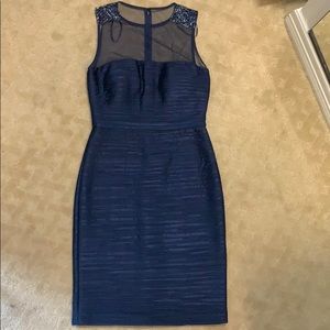 Royal blue cocktail dress